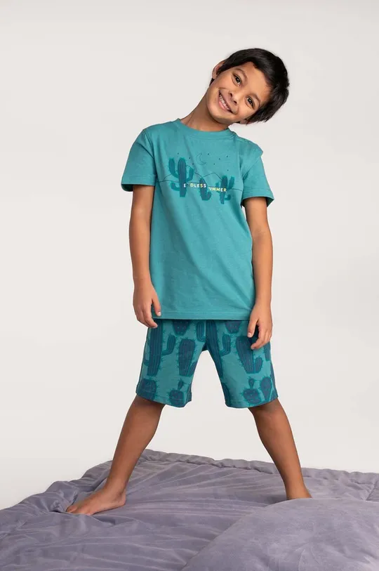 πράσινο Παιδικές βαμβακερές πιτζάμες Coccodrillo Για αγόρια