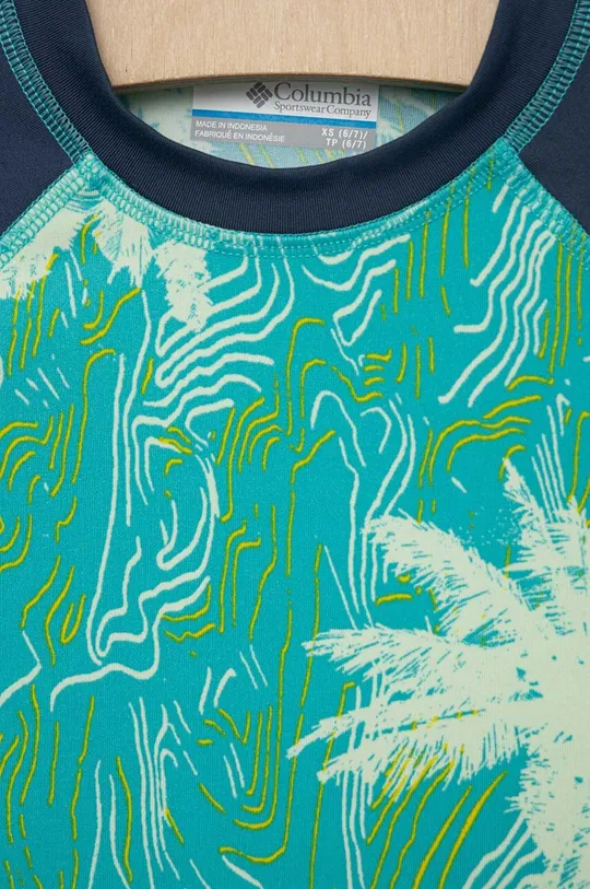 Παιδικό μακρυμάνικο πουκάμισο κολύμβησης Columbia Sandy Shores Printed LS Sunguard  88% Πολυεστέρας, 12% Σπαντέξ