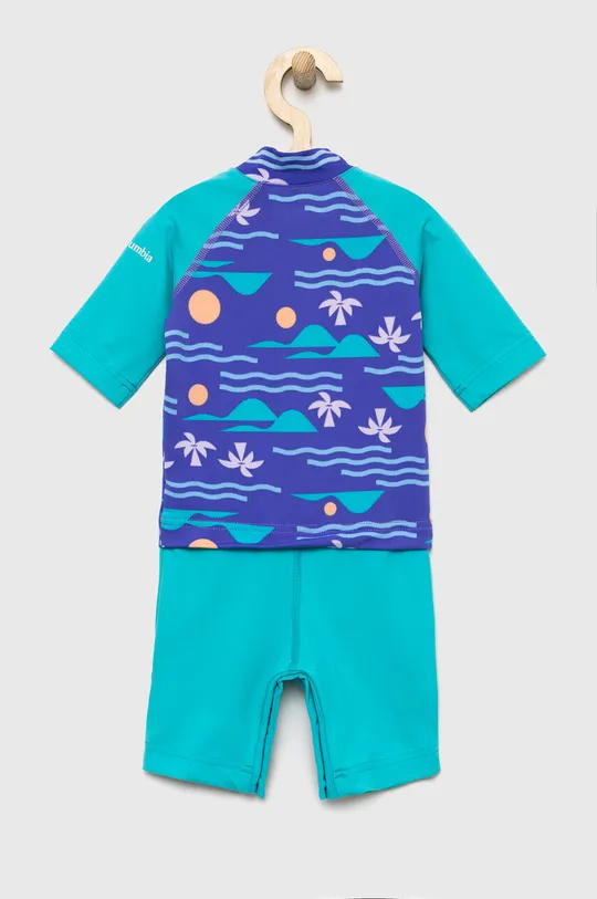 Columbia strój kąpielowy dziecięcy Sandy Shores Sunguard Suit fioletowy