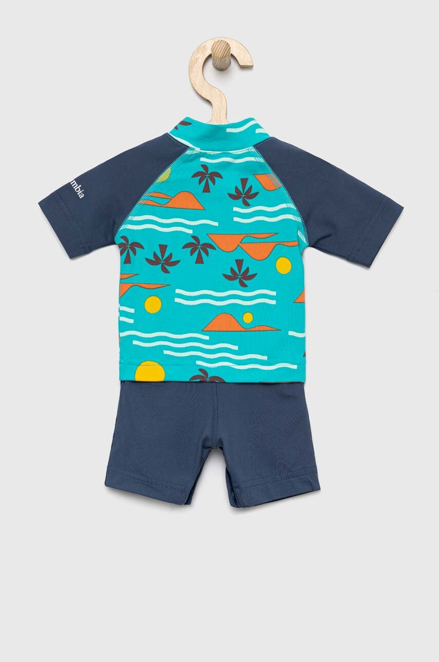 Dječji kupaći kostim Columbia Sandy Shores Sunguard Suit tirkizna