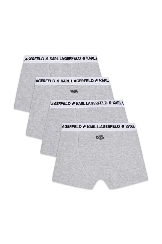 siva Otroške boksarice Karl Lagerfeld 2-pack Fantovski
