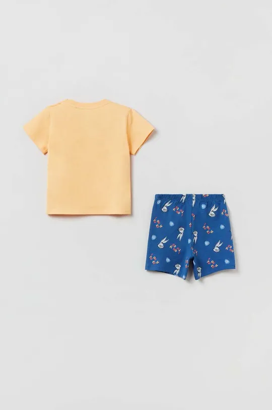Pižama za dojenčka OVS oranžna