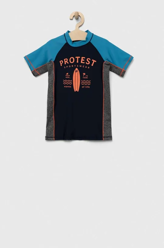 тёмно-синий Детская футболка для плавания Protest PRTAKINO JR Для мальчиков