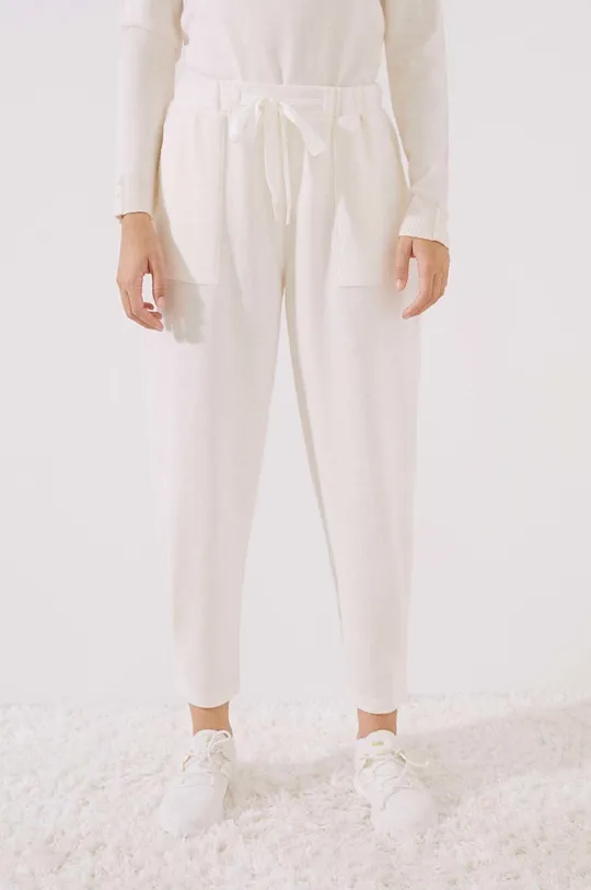 bijela Homewear hlače women'secret Winter Nomad Ženski