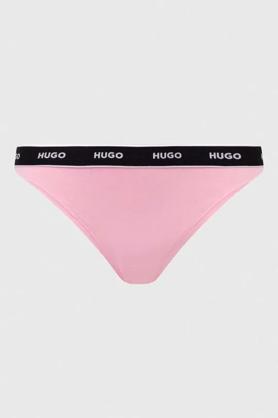 рожевий Стринги HUGO 3-pack