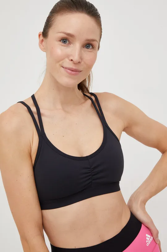 чорний Бюстгальтер для йоги adidas Performance Yoga Essentials
