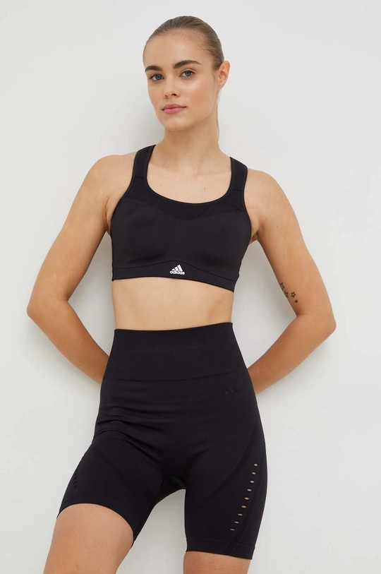 čierna Športová podprsenka adidas Performance