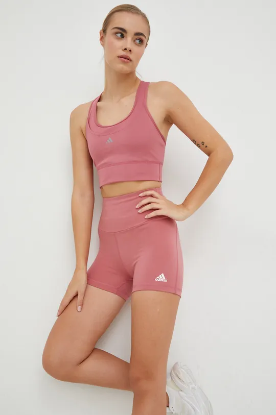 Спортивный бюстгальтер adidas Performance розовый