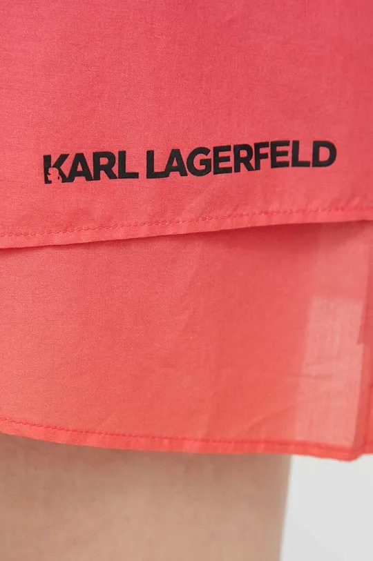 рожевий Бавовняна пляжна сукня Karl Lagerfeld