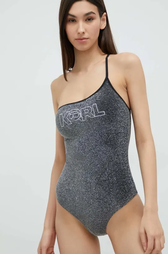 siva Kupaći kostim Karl Lagerfeld Ženski