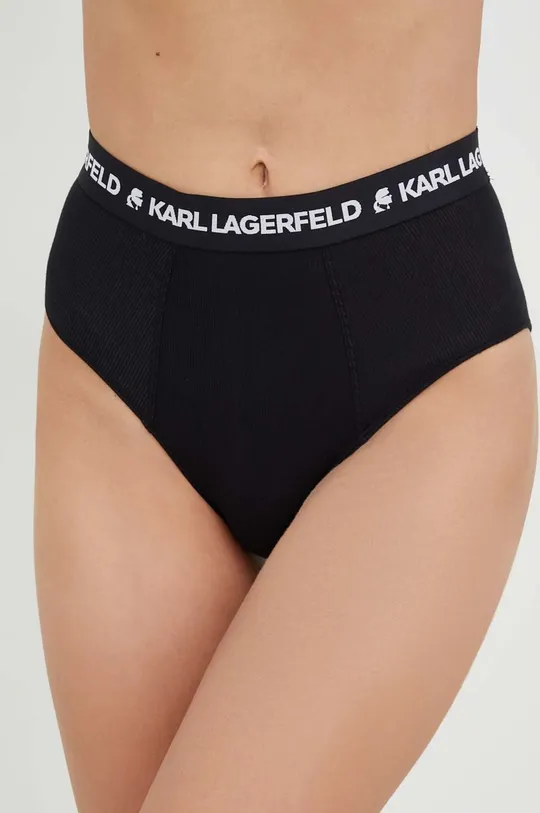 čierna Nohavičky Karl Lagerfeld Dámsky