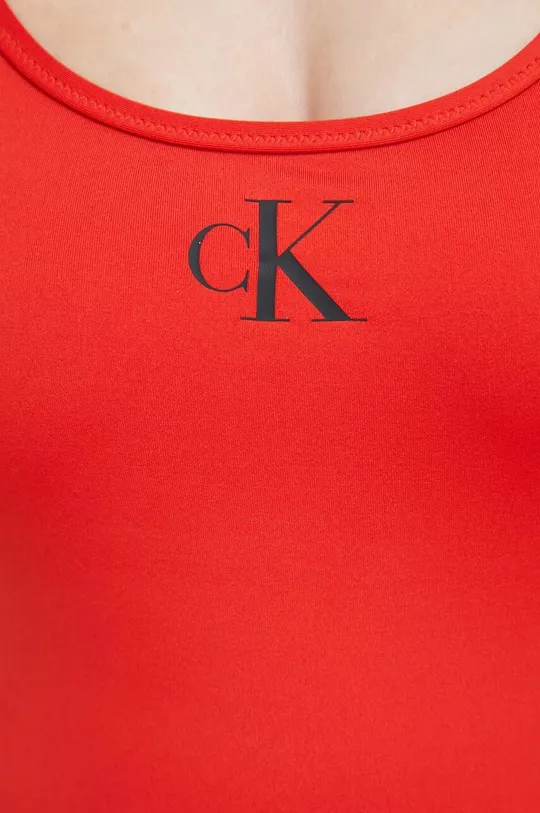 piros Calvin Klein egyrészes fürdőruha