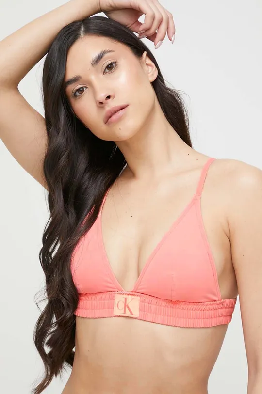 πορτοκαλί Bikini top Calvin Klein Γυναικεία
