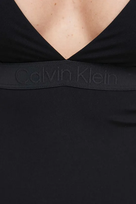 чёрный Слитный купальник Calvin Klein