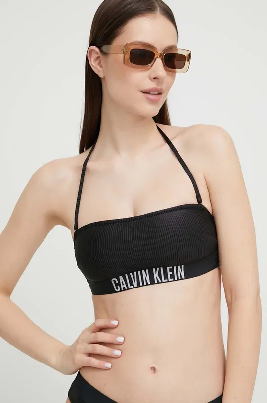czarny Calvin Klein biustonosz kąpielowy Damski