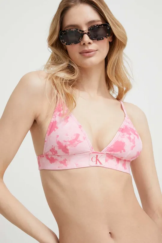 rózsaszín Calvin Klein bikini felső