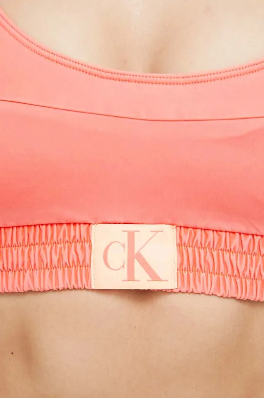 narancssárga Calvin Klein bikini felső