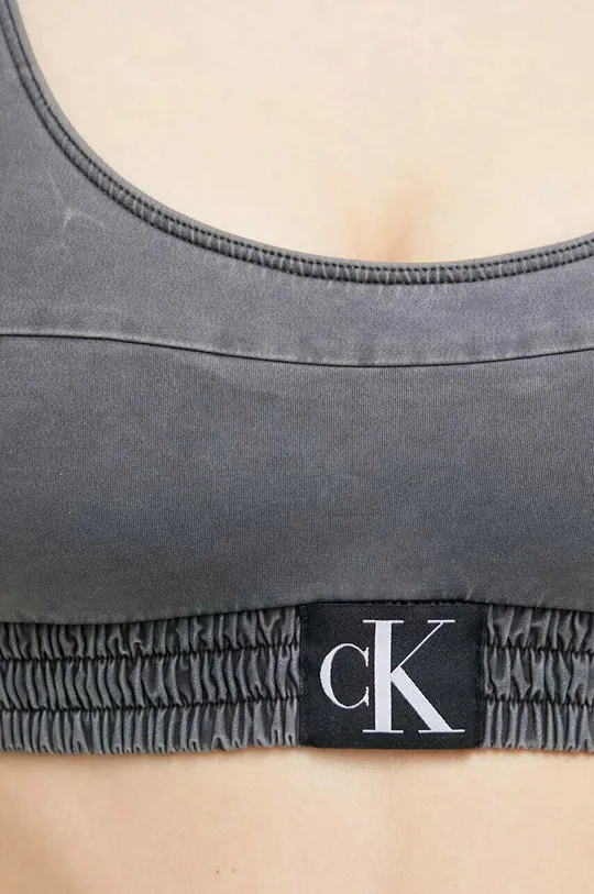 sivá Plavková podprsenka Calvin Klein