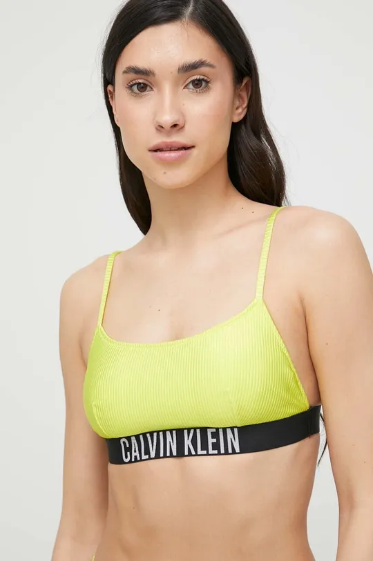 зелений Купальний бюстгальтер Calvin Klein