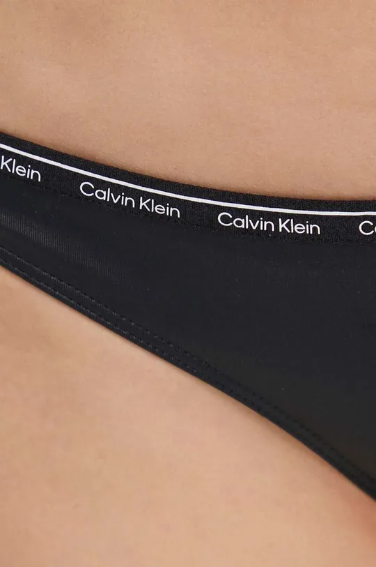 czarny Calvin Klein brazyliany kąpielowe