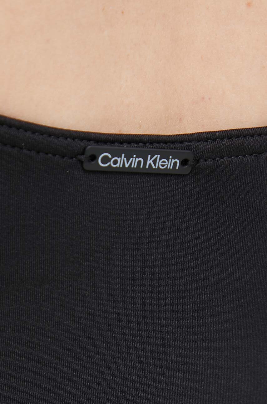 Calvin Klein costum de baie dintro bucată culoarea negru, cupa usor