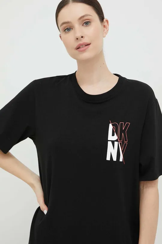 μαύρο Νυχτερινή μπλούζα DKNY