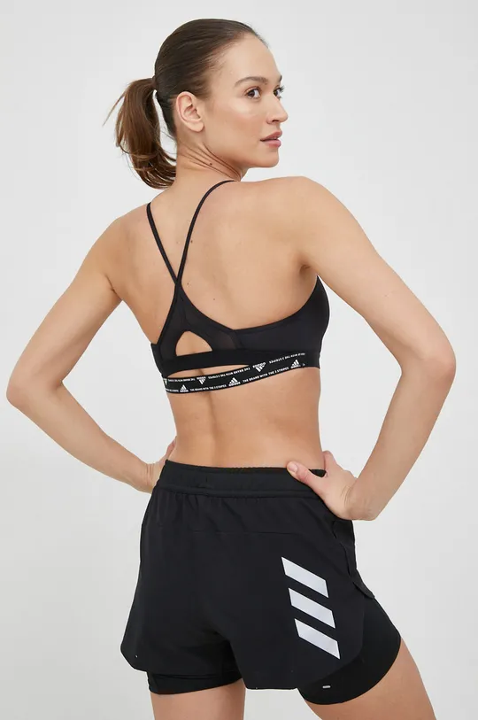 nero adidas Performance reggiseno per joga Aeroreact Donna