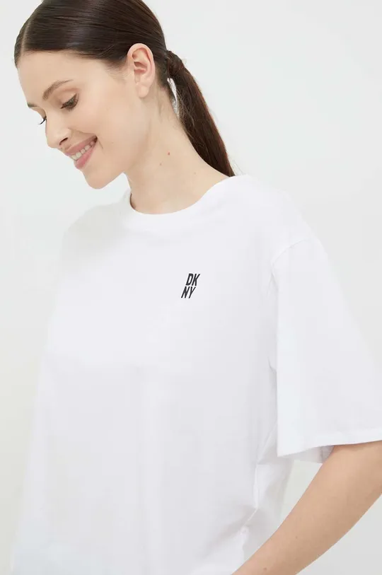 λευκό Μπλουζάκι πιτζάμας DKNY