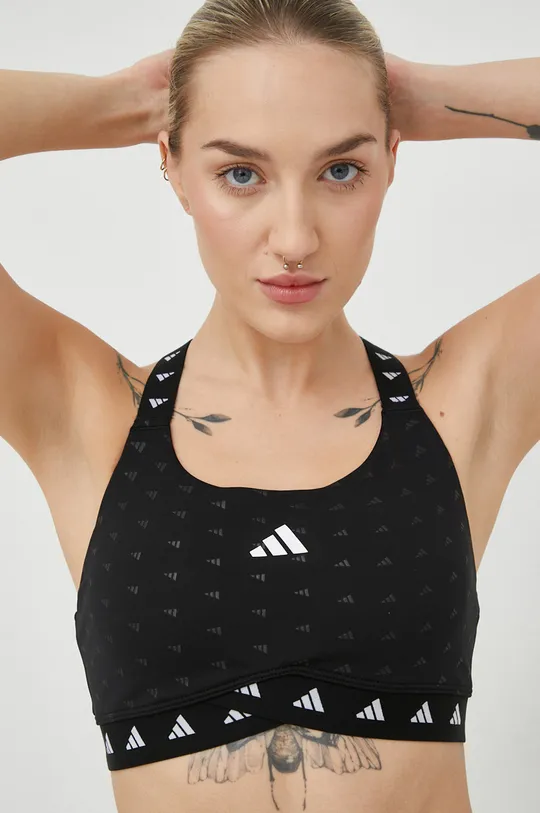 adidas Performance reggiseno sportivo PowerReact nero