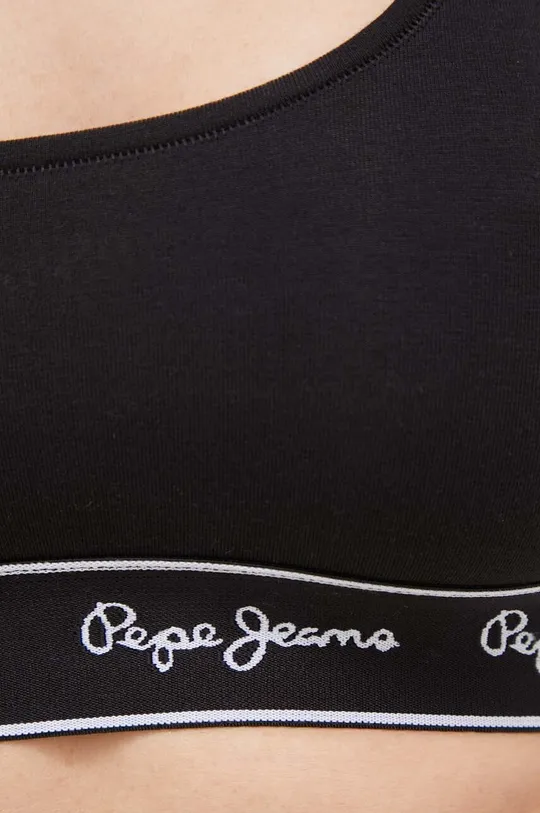 czarny Pepe Jeans biustonosz