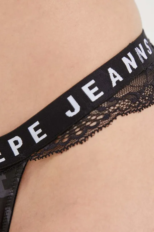 чёрный Стринги Pepe Jeans