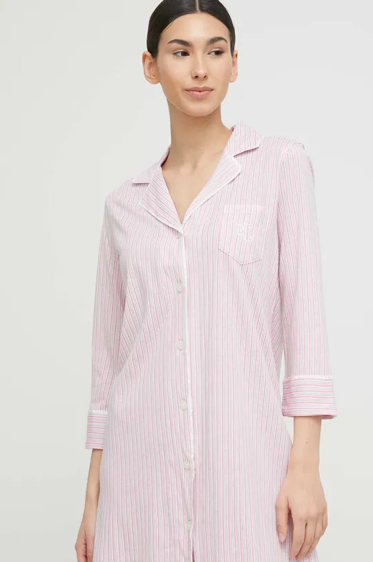 Lauren Ralph Lauren koszula piżamowa różowy