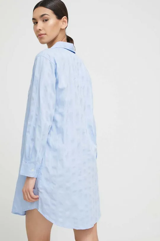 Lauren Ralph Lauren koszula piżamowa bawełniana 100 % Bawełna