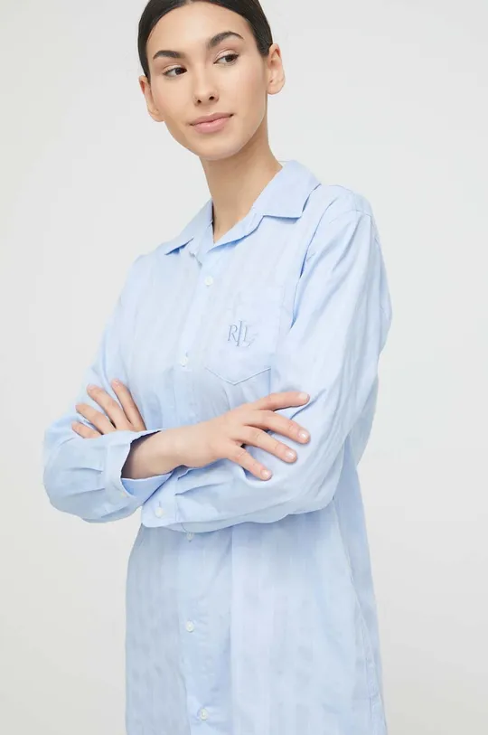 Βαμβακερό πουκάμισο πιτζάμα Lauren Ralph Lauren Γυναικεία