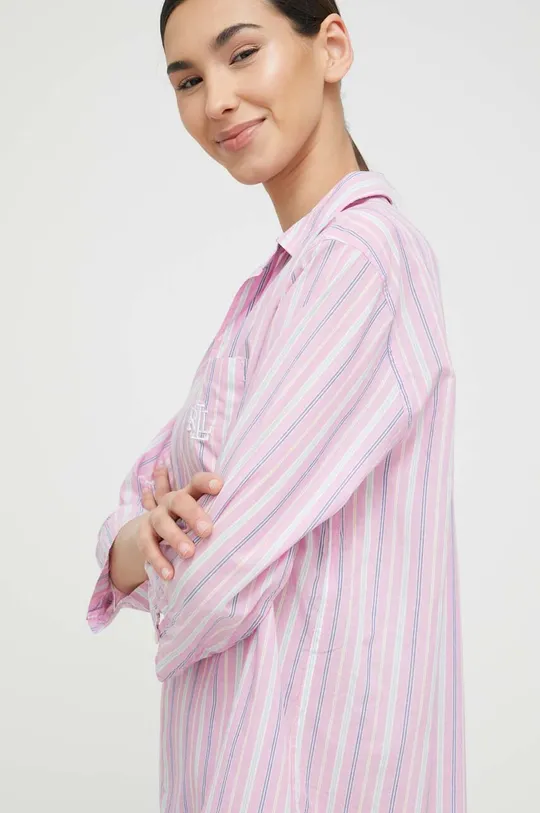 różowy Lauren Ralph Lauren koszula piżamowa
