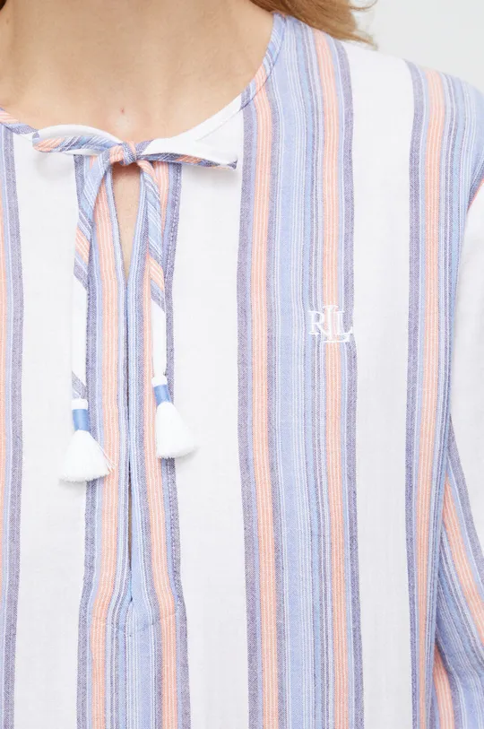 Хлопковая ночная рубашка Lauren Ralph Lauren Женский
