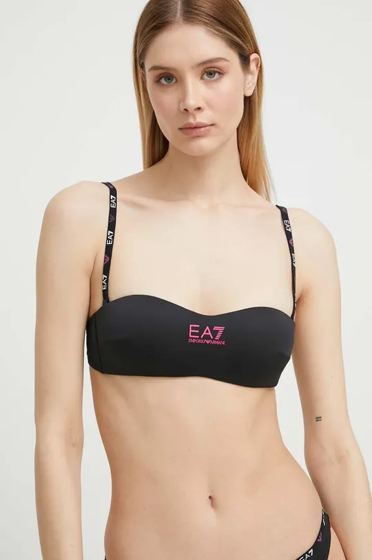 EA7 Emporio Armani dwuczęściowy strój kąpielowy Materiał 1: 91 % Poliester, 9 % Elastan, Materiał 2: 100 % Poliester, Materiał 3: 90 % Poliamid, 10 % Elastan