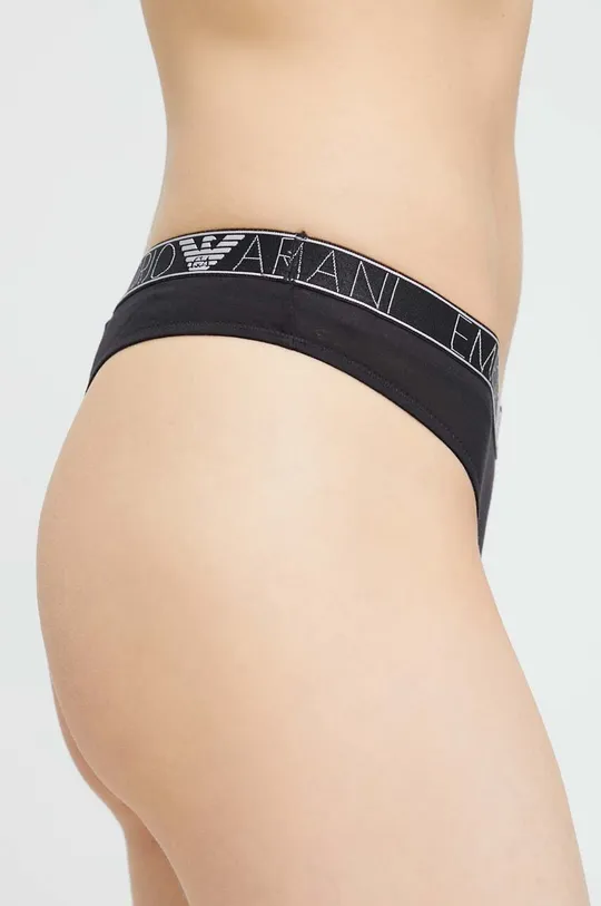 μαύρο Στρινγκ Emporio Armani Underwear 2-pack