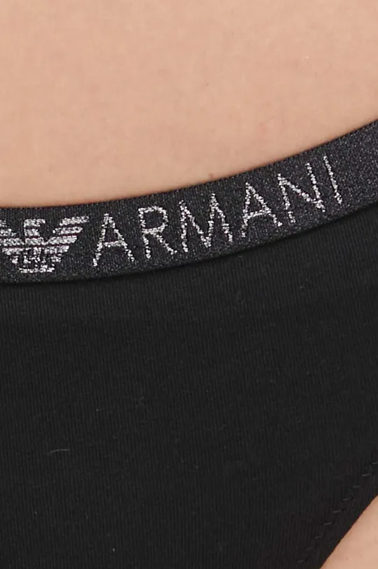 Στρινγκ Emporio Armani Underwear 2-pack  Κύριο υλικό: 95% Βαμβάκι, 5% Σπαντέξ Ταινία: 84% Πολυαμίδη, 8% Μεταλλικές ίνες, 8% Σπαντέξ