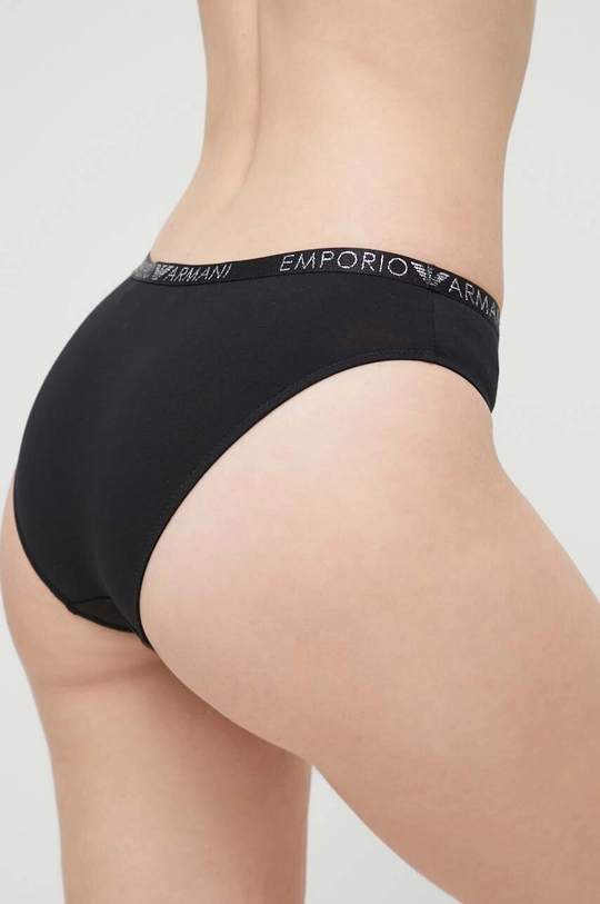 Σλιπ Emporio Armani Underwear 2-pack μαύρο