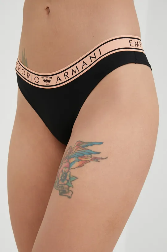 czarny Emporio Armani Underwear figi 2-pack Damski