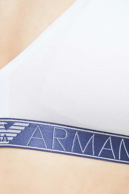 bijela Grudnjak Emporio Armani Underwear