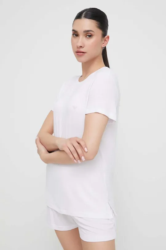 Πιτζάμα Emporio Armani Underwear λευκό