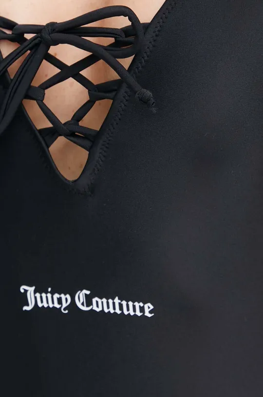fekete Juicy Couture egyrészes fürdőruha Ethel Lattice