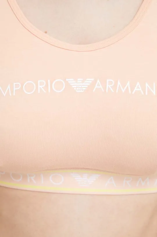 Σουτιέν Emporio Armani Underwear  Κύριο υλικό: 95% Βαμβάκι, 5% Σπαντέξ Φόδρα 1: 95% Βαμβάκι, 5% Σπαντέξ Φόδρα 2: 68% Πολυαμίδη, 32% Σπαντέξ Ταινία: 80% Πολυεστέρας, 12% Πολυαμίδη, 8% Σπαντέξ