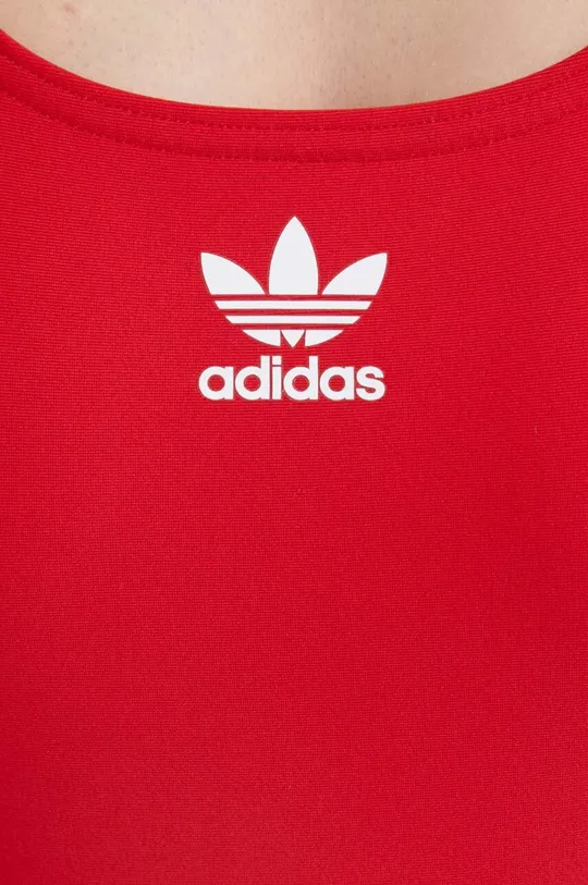 rosso adidas Performance costume da bagno intero Adicolor 3-Stripes
