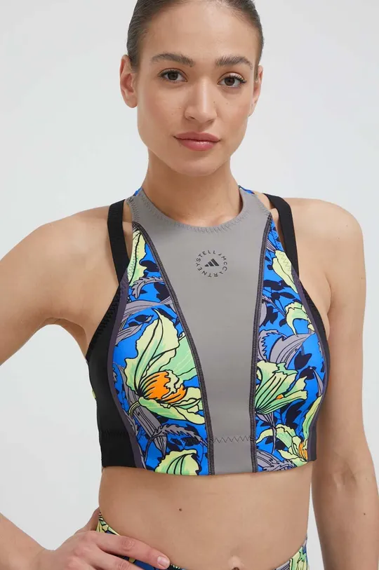 γκρί Bikini top adidas by Stella McCartney TrueNature Γυναικεία