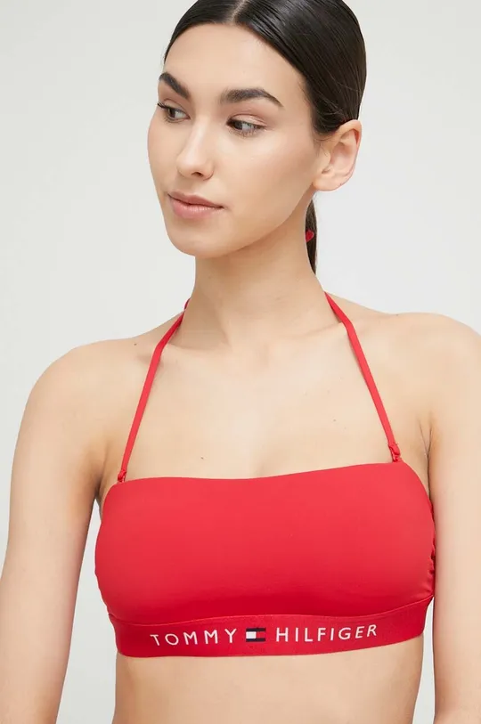 Bikini top Tommy Hilfiger κόκκινο