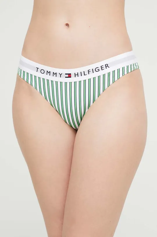 zielony Tommy Hilfiger figi kąpielowe Damski