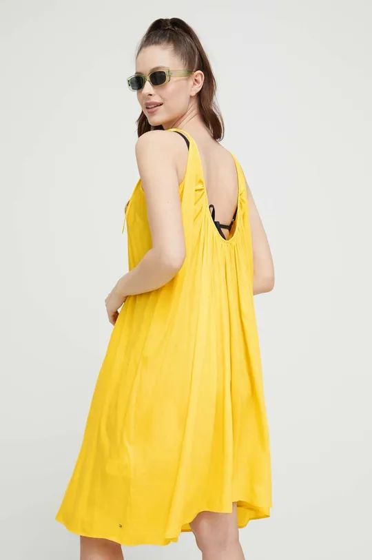 Φόρεμα παραλίας Tommy Hilfiger κίτρινο